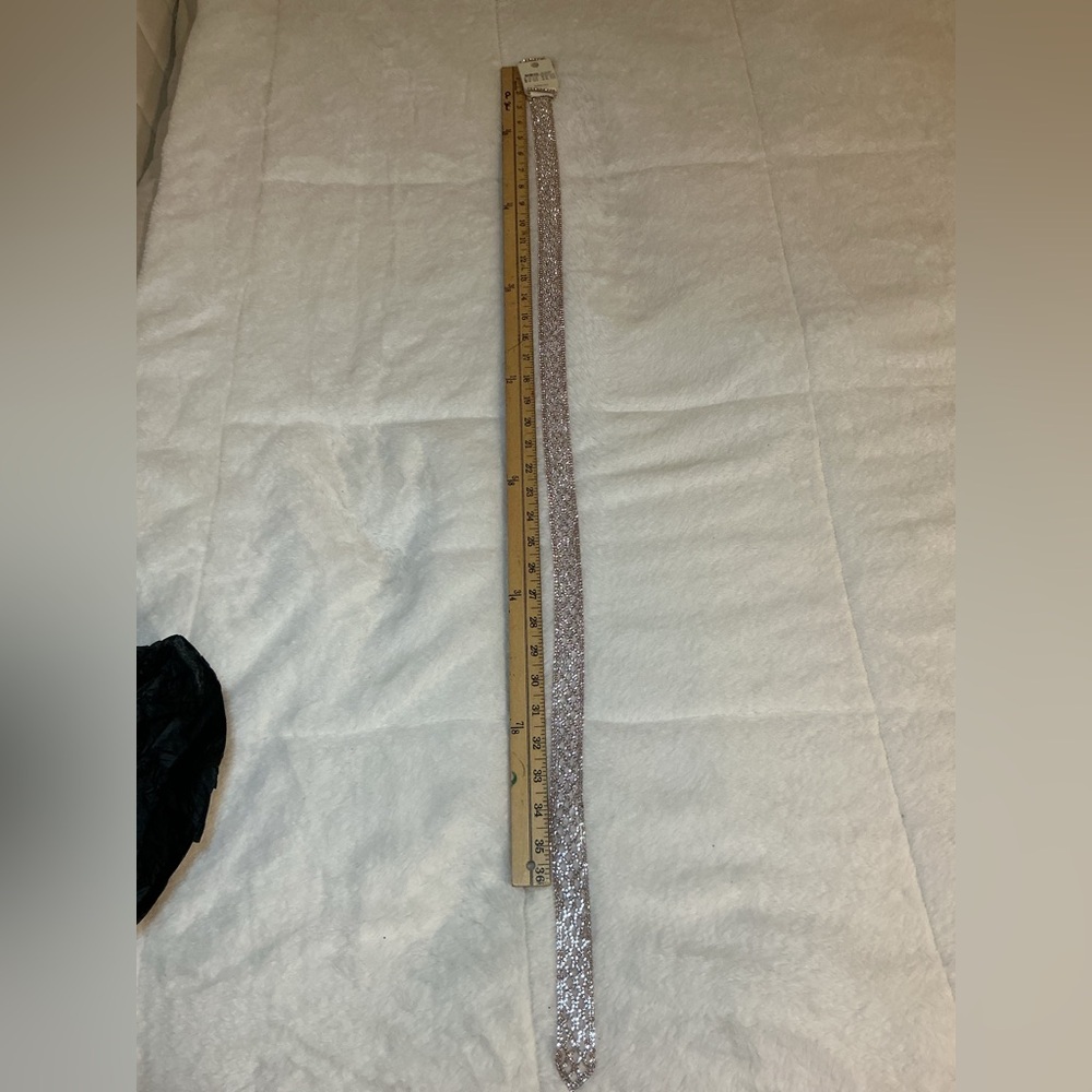 Sparkling rose golden Rhinestone Belt - Picture 3 of 4